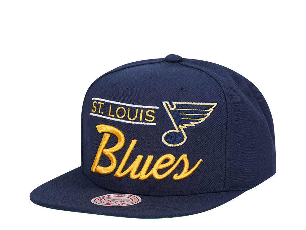 Mitchell & Ness St. Louis Blues Lock Up Vintage Snapback Gorra