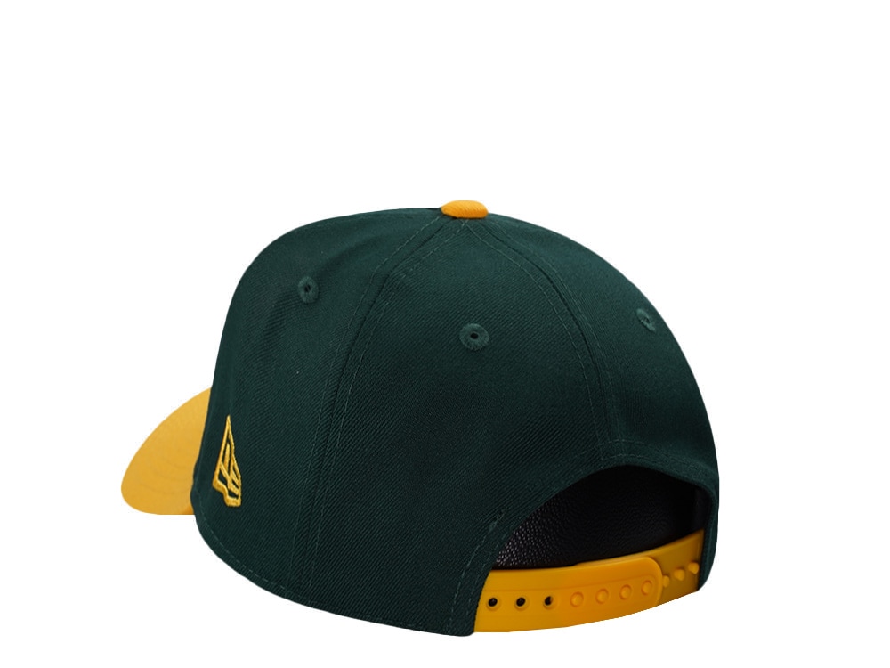 New Era Oakland Athletics 50th Anniversary Kanji Dark Green Two Tone Edition 9Forty A Frame Snapback Gorra