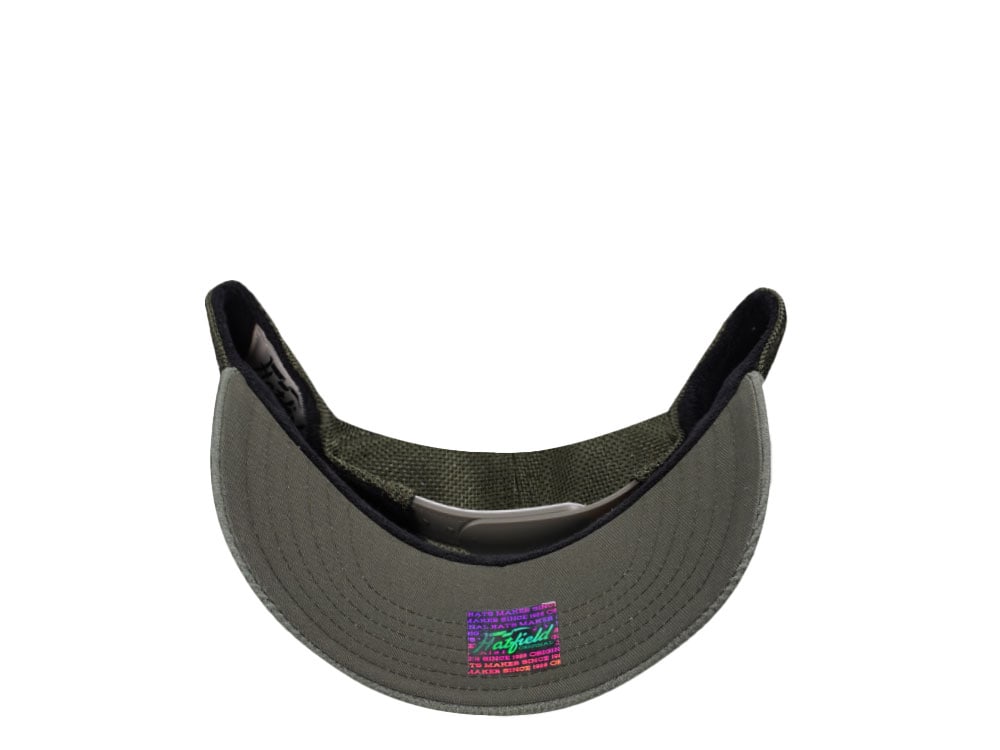 Hatfield Soft Lime Ivory Dark Green Trucker Snapback Gorra