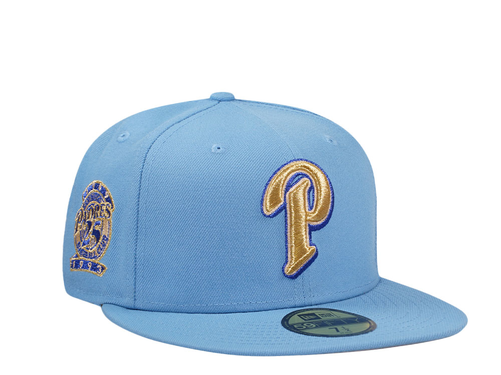 New Era San Diego Padres 25th Anniversary Sky Gold Edition 59Fifty Fitted Gorra
