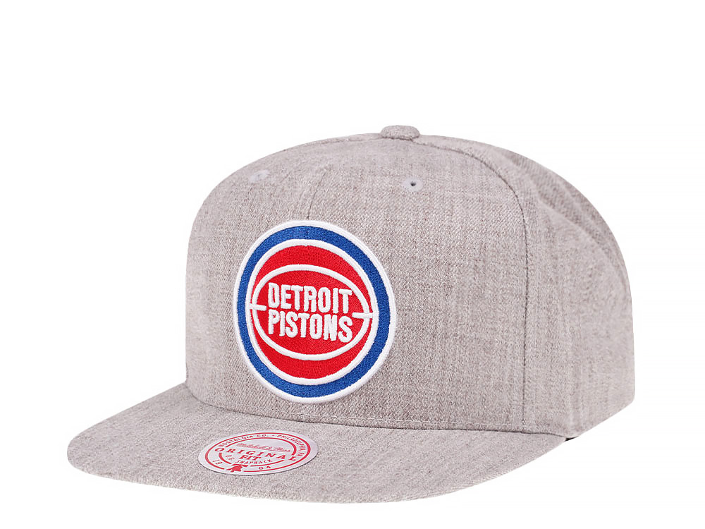 Mitchell & Ness Detroit Pistons Hardwood Classics Heather Snapback Gorra