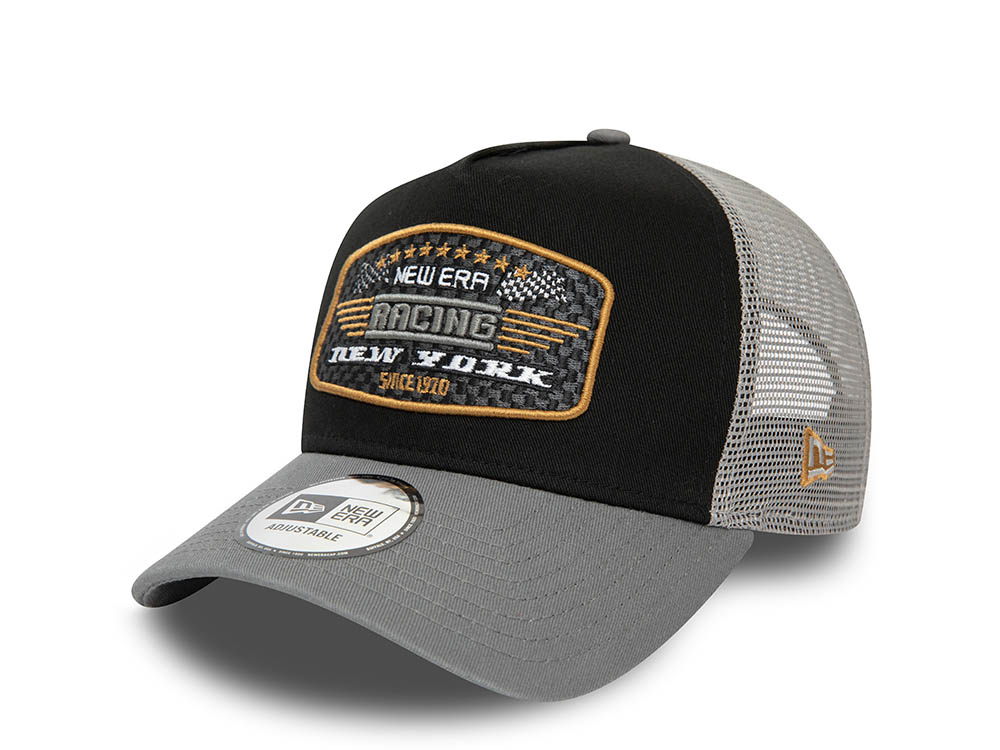 New Era Racing Patch A Frame Trucker Strapback Gorra