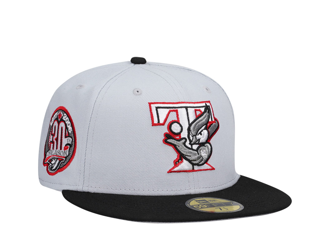 New Era Toronto Blue Jays 30th Season Graphite Shine Two Tone Edition 59Fifty Fitted Gorra