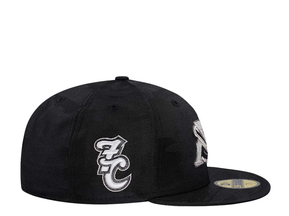 New Era New Hampshire Fisher Cats Midnight Camo Glow Edition 59Fifty Fitted Gorra