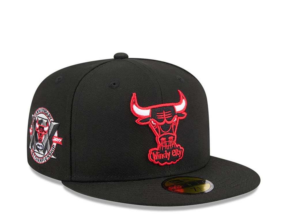 New Era Chicago Bulls HWC 20th Anniversary Black  59Fifty Fitted Gorra