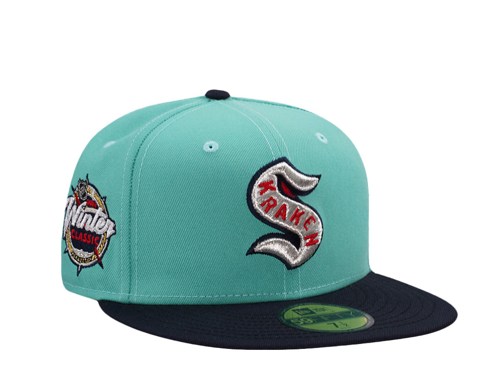 New Era Seattle Kraken Winter Classic 2024 Two Tone Edition 59Fifty Fitted Gorra