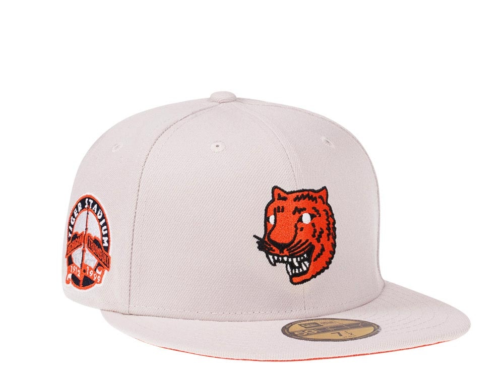 New Era Detroit Tigers Stadium Patch Cream Prime Edition 59Fifty Fitted Gorra
