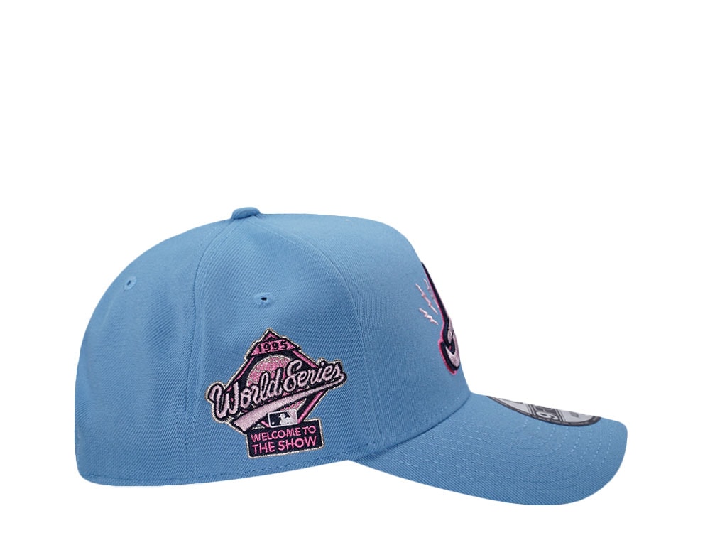New Era Anaheim Angels 35th Anniversary Sky Pink Prime Edition 9Forty A Frame Snapback Gorra