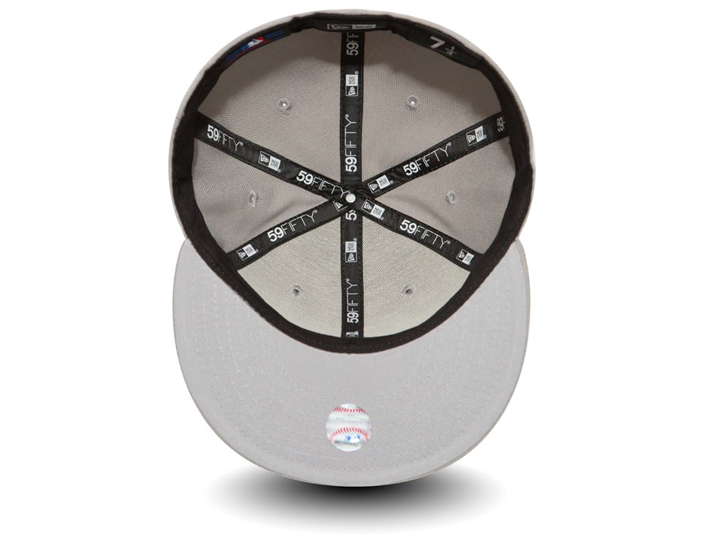 New Era Los Angeles Dodgers Plain Gray Prime Edition 59Fifty Fitted Gorra