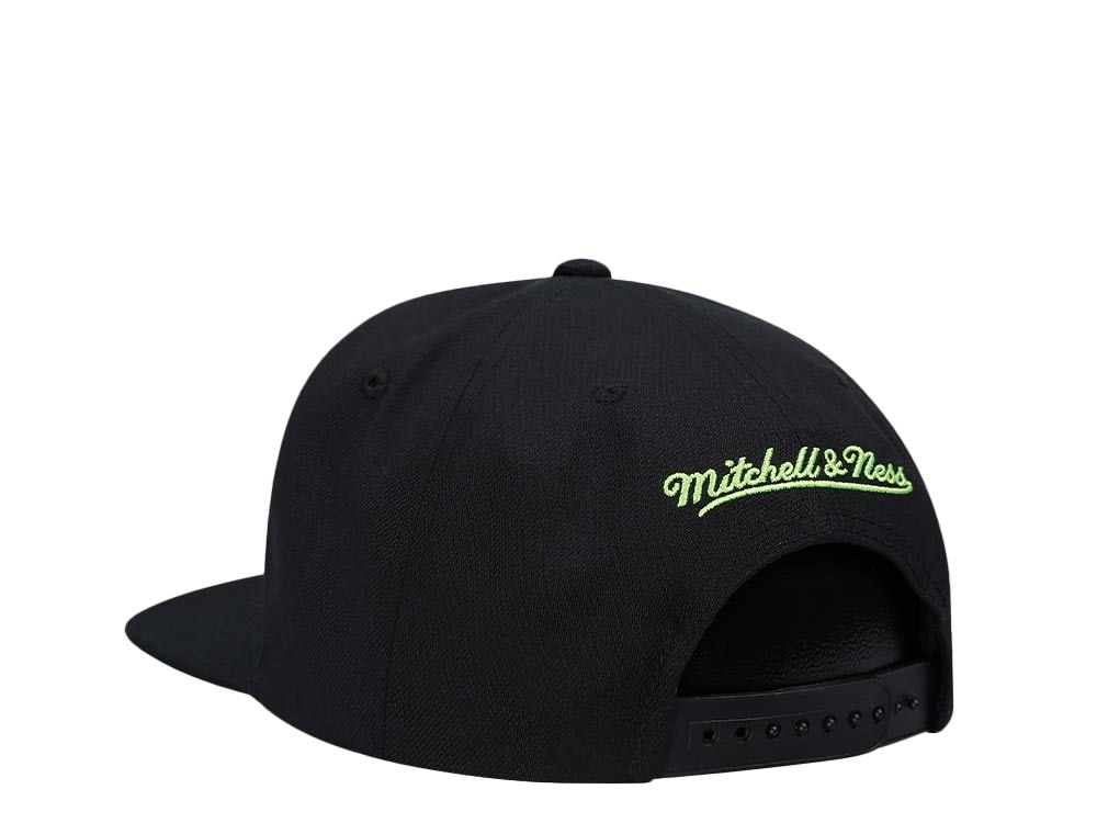 Mitchell & Ness Dallas Mavericks Slime Drip Hardwood Classic Snapback Gorra