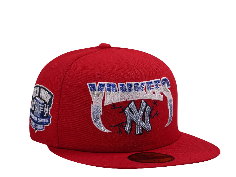 New Era New York Yankees Subway Series Scarlet Prime Edition 59Fifty Fitted Gorra