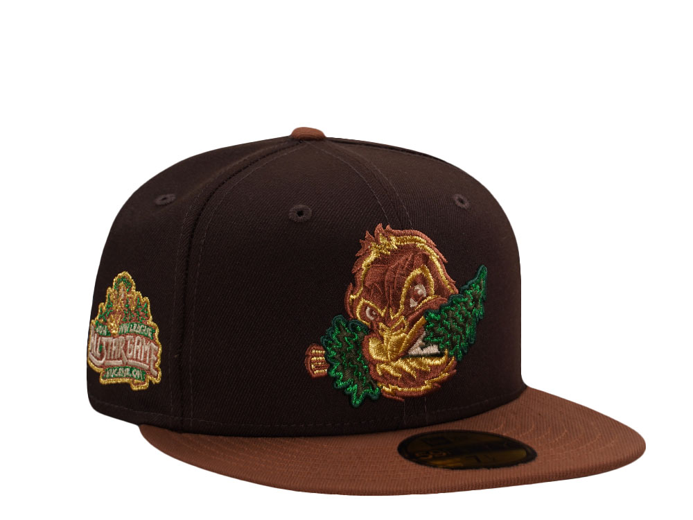 New Era Eugene Emeralds All Star Game 2014 Brown Two Tone Edition 59Fifty Fitted Gorra
