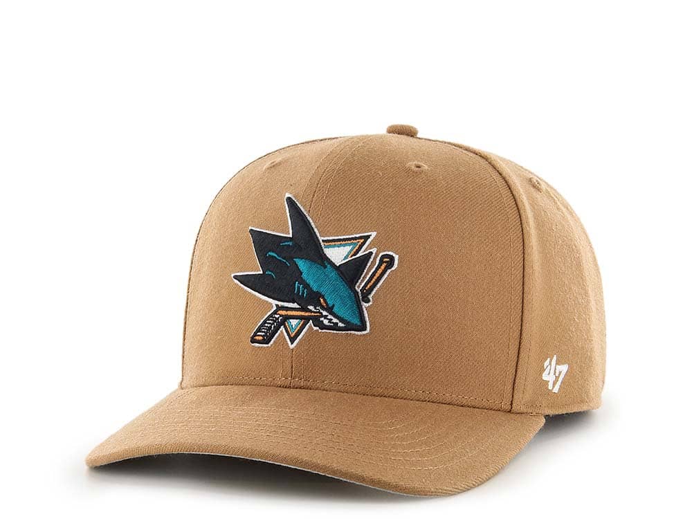 47Brand San Jose Sharks Classic DP Camel Snapback Gorra