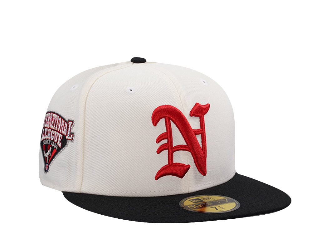 New Era Norfolk Tides International League Chrome Two Tone Horror Edition 59Fifty Fitted Gorra