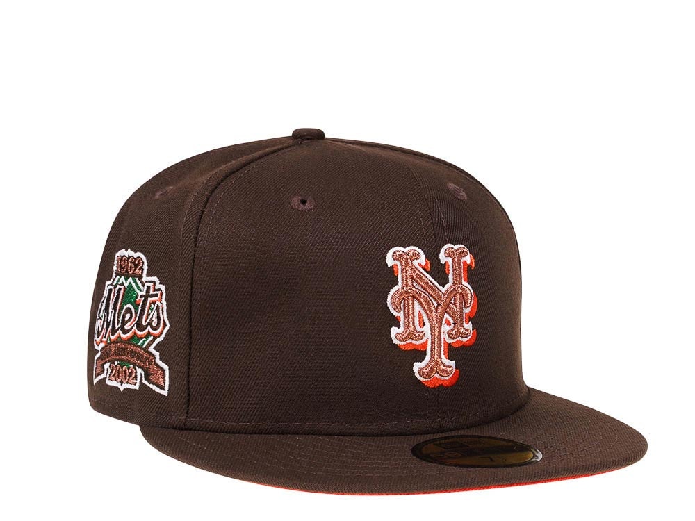 New Era New York Mets 40th Anniversary Copper Coffee Edition 59Fifty Fitted Gorra