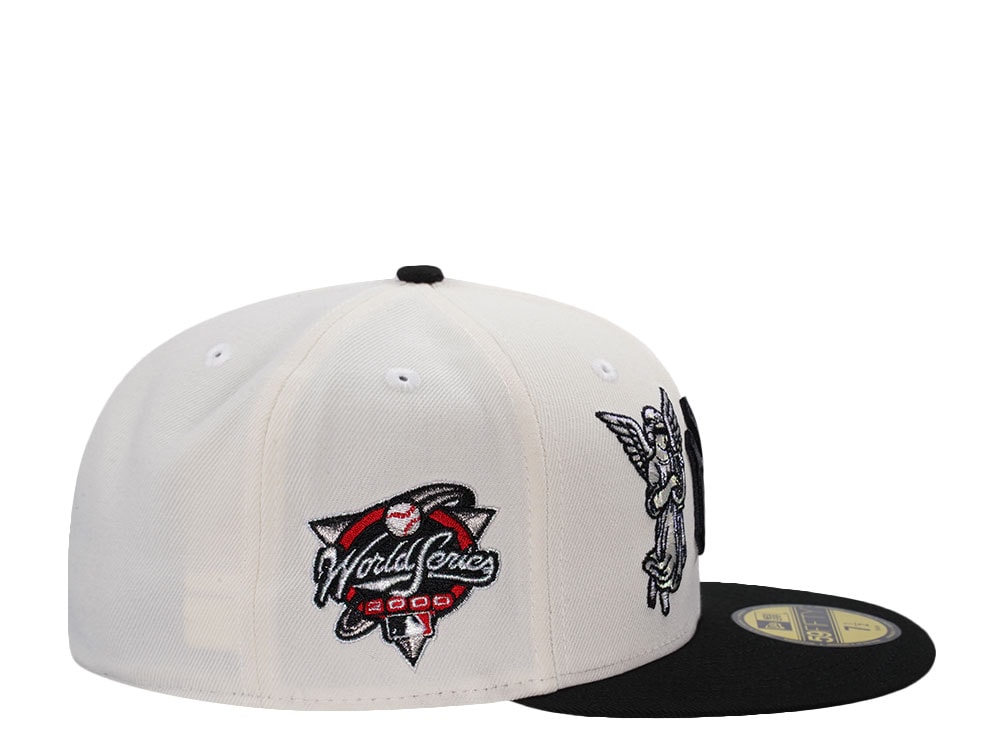 New Era New York Yankees World Series 2000 Angel Chrome Two Tone Edition 59Fifty Fitted Gorra