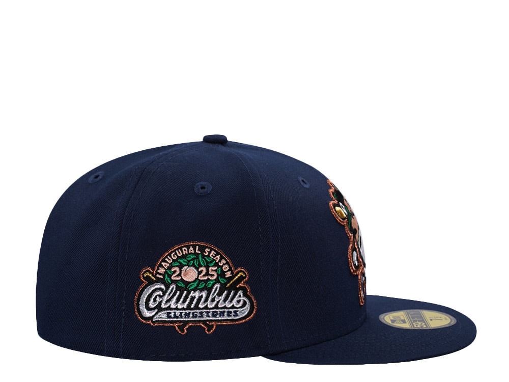 New Era Columbus Clingstones Inaugural Season 2025 Ocean Blue Prime Edition 59Fifty Fitted Gorra