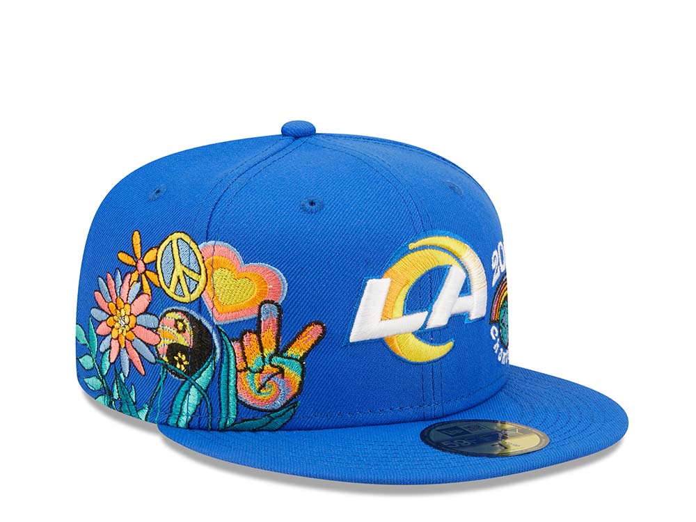 New Era Los Angeles Rams 2000 Champions - Blue Groovy Edition 59Fifty Fitted Gorra