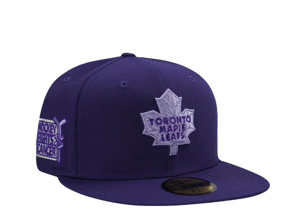 New Era Toronto Maple Leafs Hockey Fights Cancer Edition 59Fifty Fitted Gorra