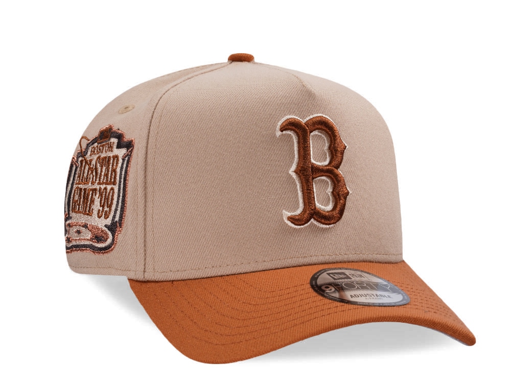 New Era Boston Red Sox All Star Game 1999 Pumpkin Spice Edition 9Forty A Frame Snapback Gorra