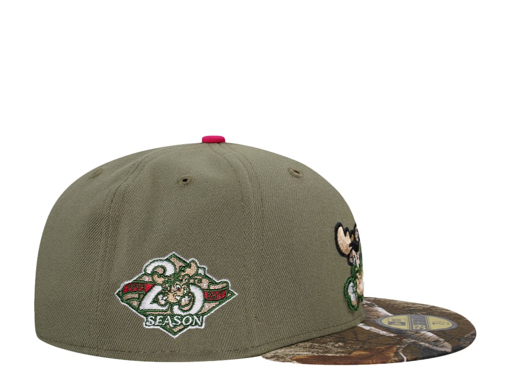 New Era Wilmington Blue Rocks 25th Anniversary Outdoor Two Tone Edition 59Fifty Fitted Gorra