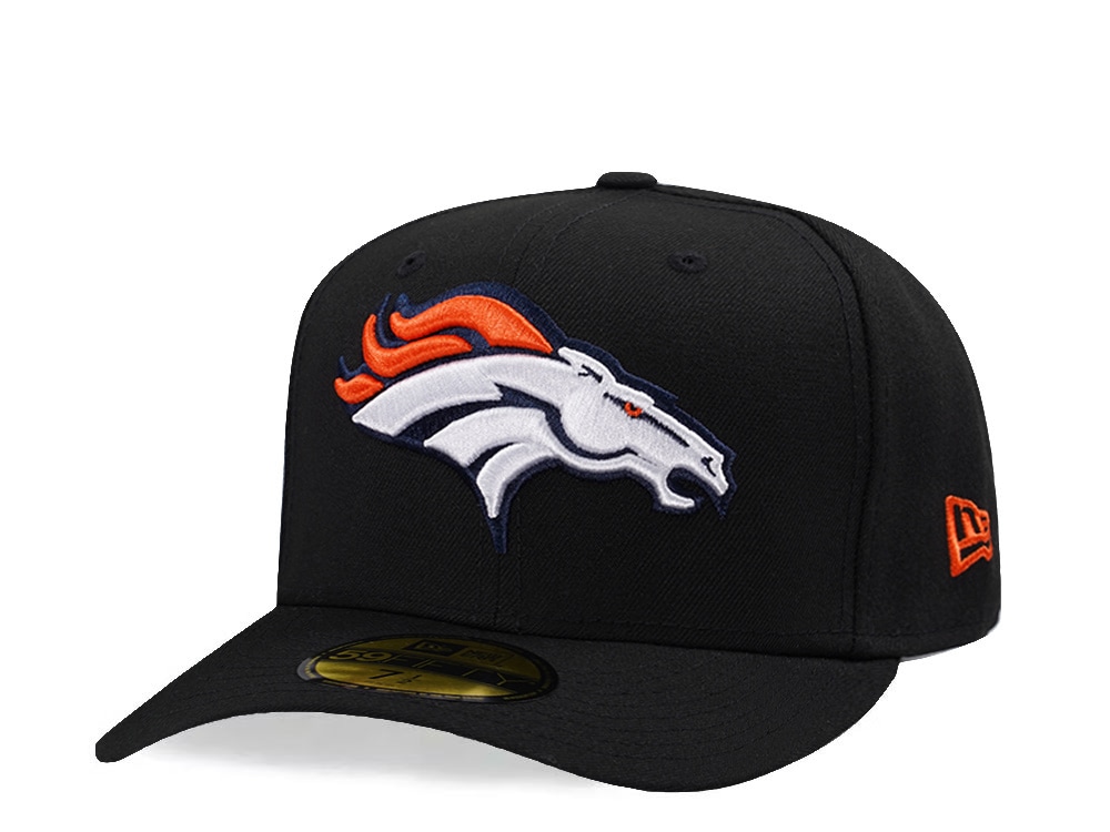 New Era Denver Broncos Black Prime Edition Pre Curved 59Fifty Fitted Gorra