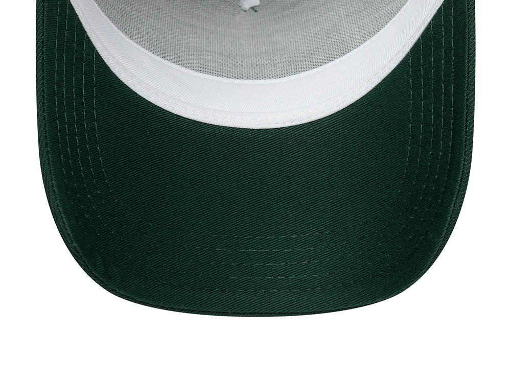 New Era Patch Dark Green 9Forty A Frame Trucker Snapback Gorra