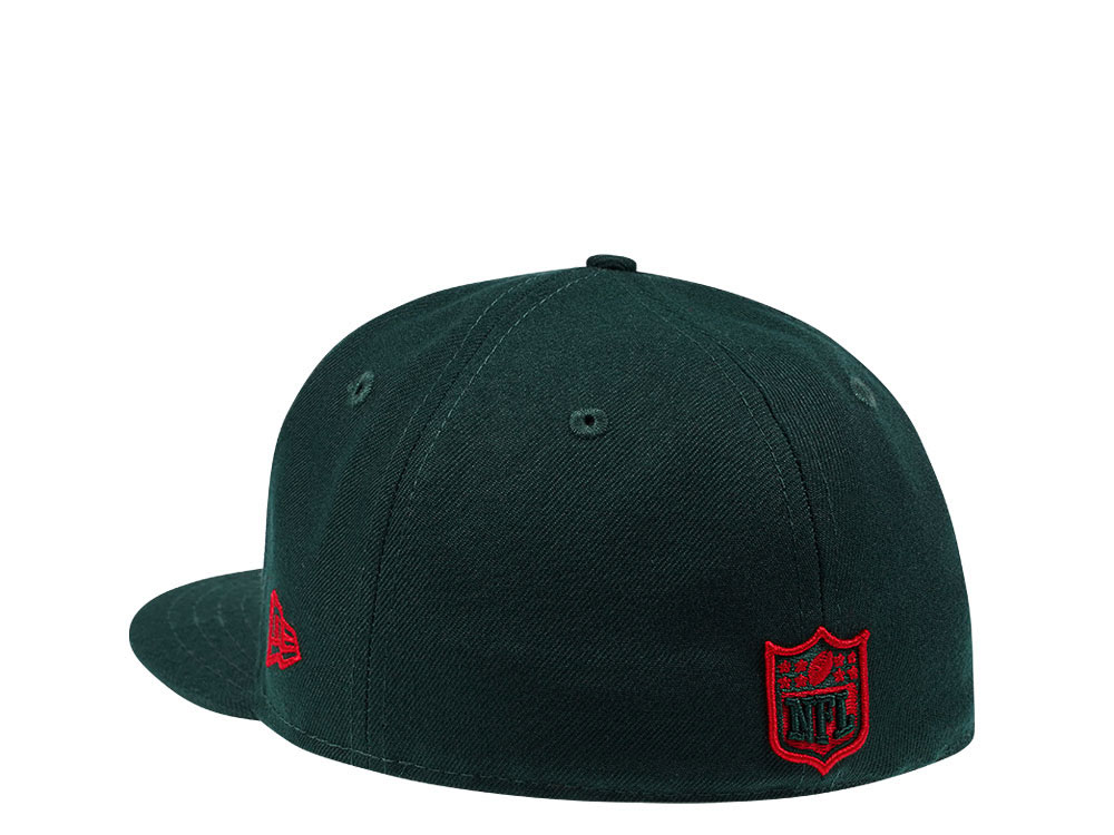 New Era Tampa Bay Buccaneers Deep Green Red Edition 59Fifty Fitted Gorra