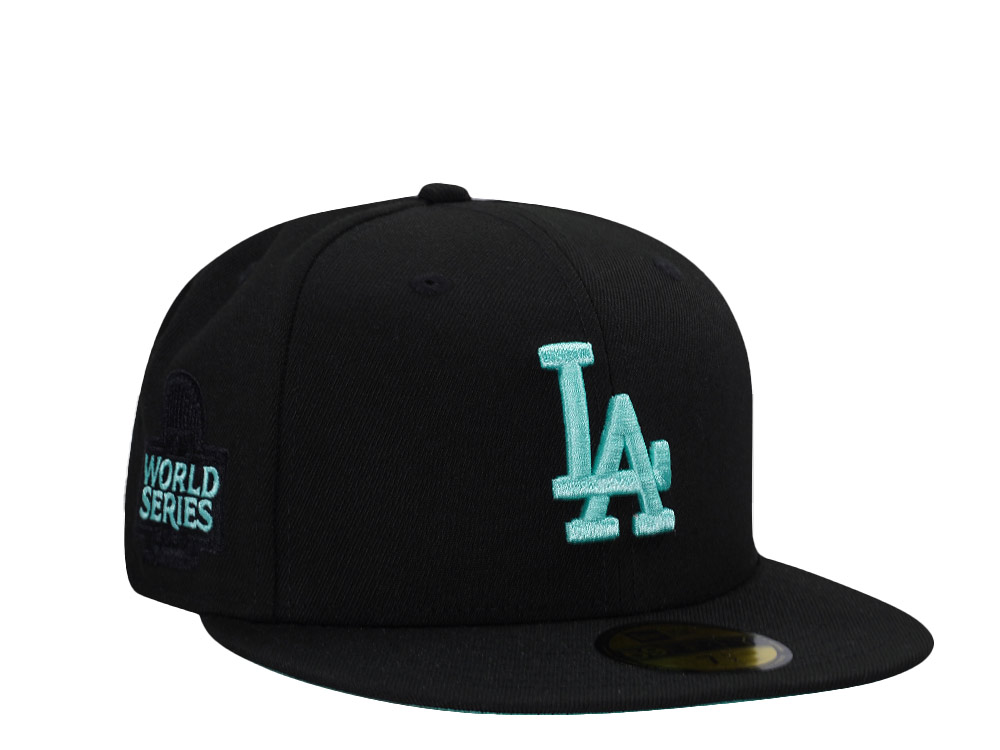 New Era Los Angeles Dodgers World Series 2024 Mint Detail Edition 59Fifty Fitted Gorra