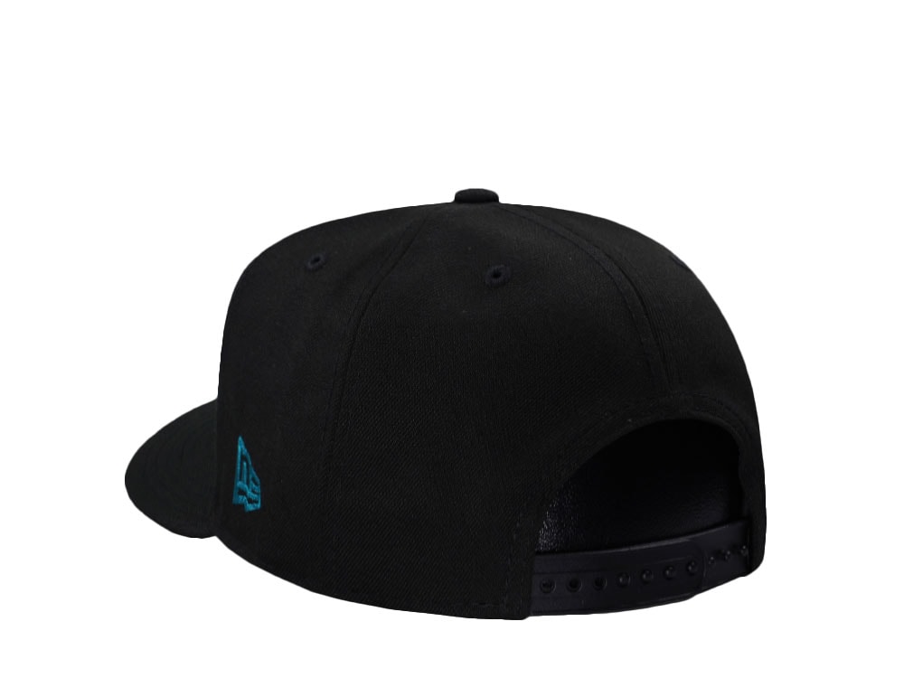 New Era Charlotte Hornets Black Classic Edition 9Fifty A Frame Snapback Gorra