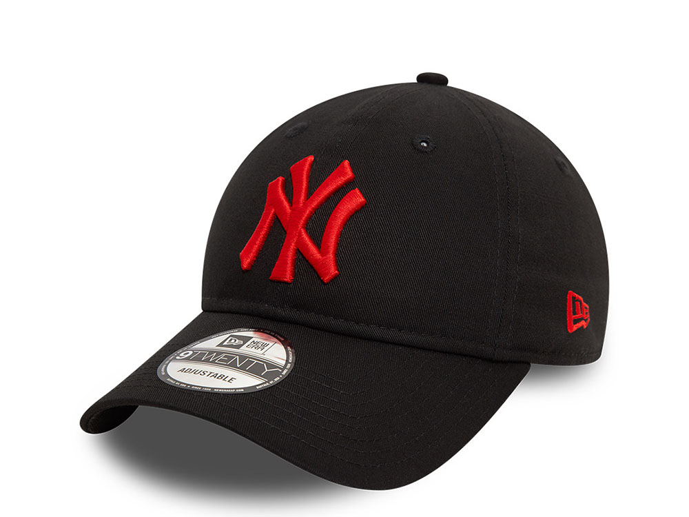 New Era New York Yankees Essential League Black And Red 9Twenty Strapback Gorra