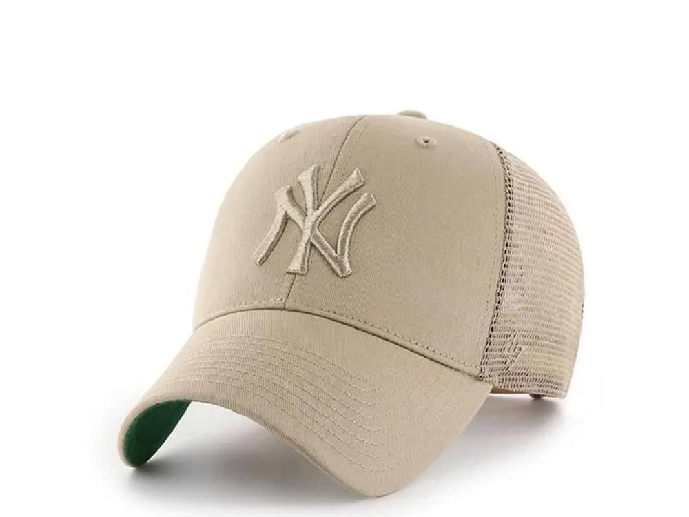 47Brand New York Yankees Tonal Khaki Classic Trucker Snapback Gorra