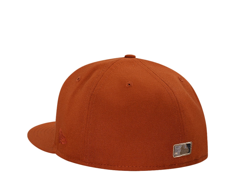 New Era Texas Rangers Rusty Silver City Connect Edition 59Fifty Fitted Gorra
