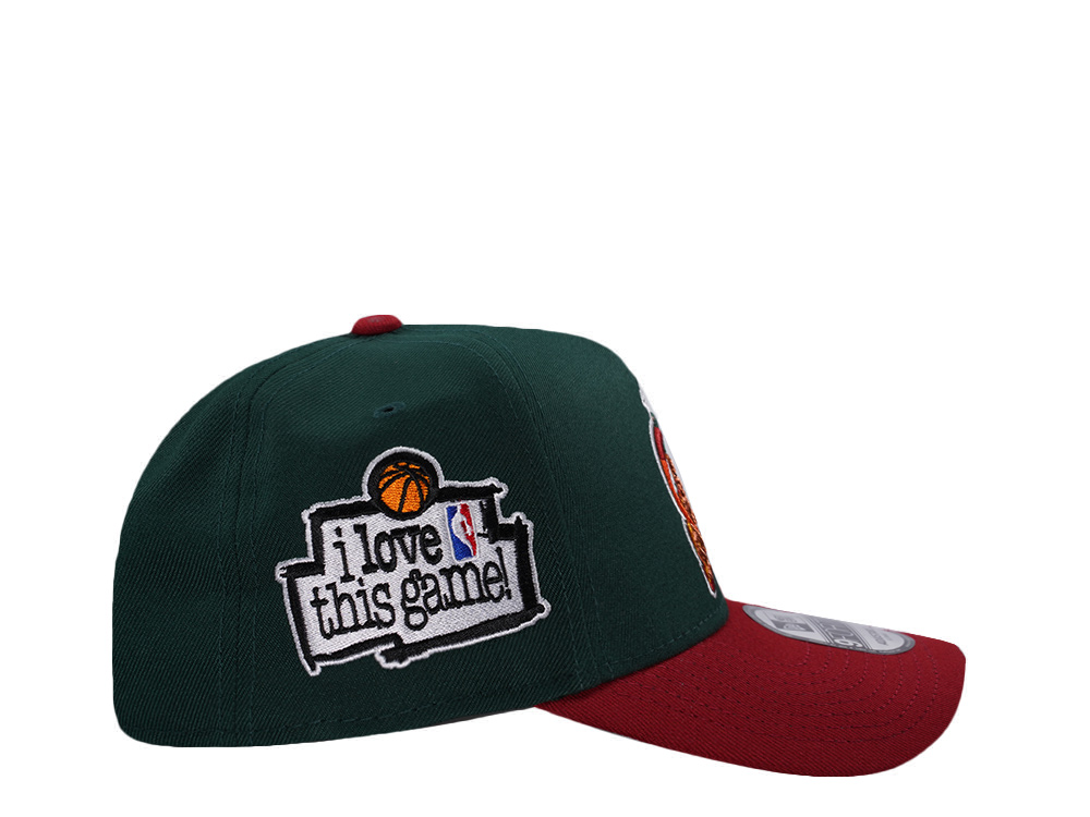 New Era Seattle Supersonics Love this Game Dark Green Two Tone Edition 9Forty A Frame Snapback Gorra