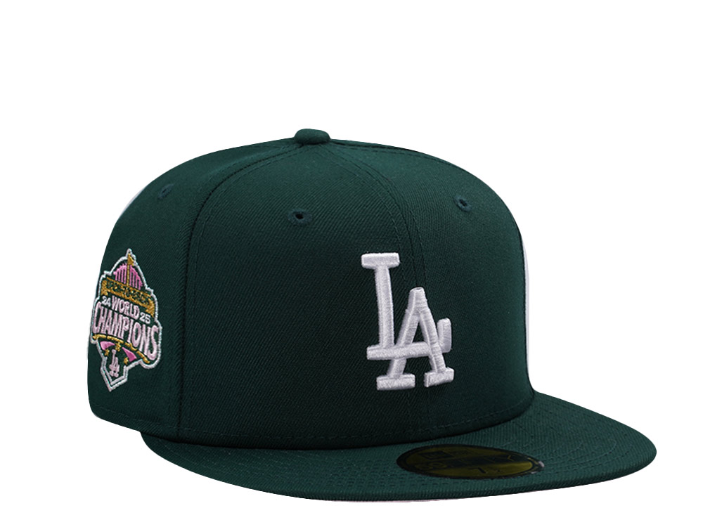 New Era Los Angeles Dodgers World Series 2025 Dark Green Prime Edition 59Fifty Fitted Gorra