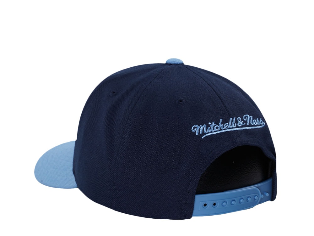 Mitchell & Ness North Carolina Tar Heels Pro Crown Fit Navy Snapback Gorra