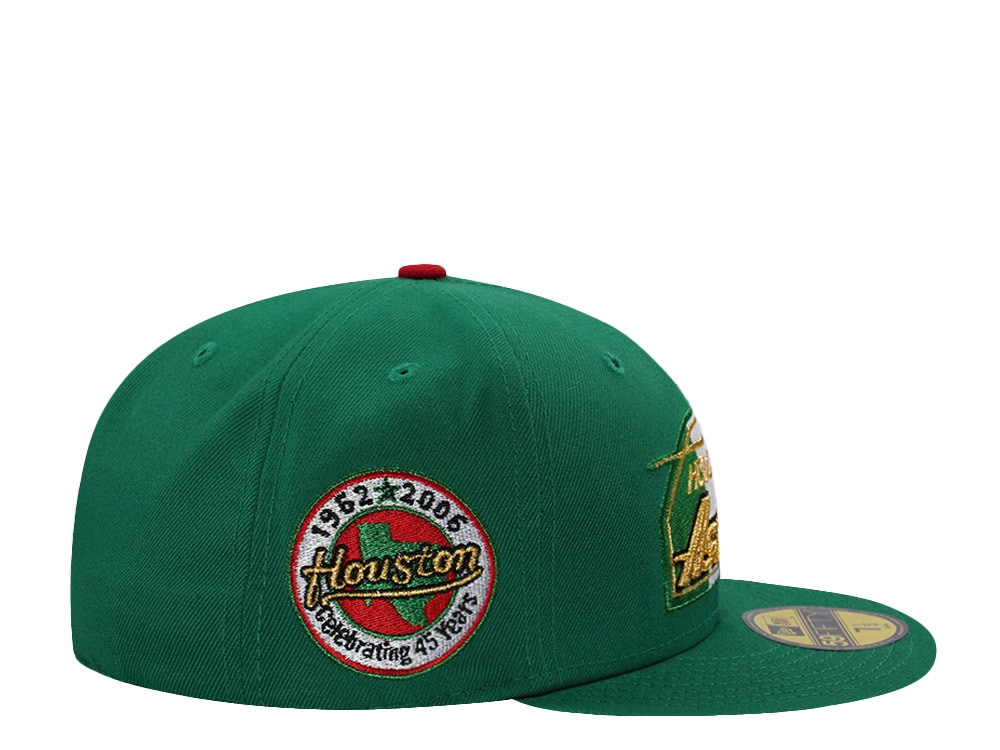New Era Houston Astros 45th Anniversary Kelly Green Prime Edition 59Fifty Fitted Gorra
