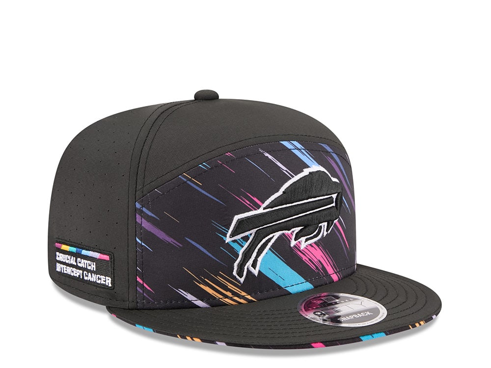 New Era Buffalo Bills Crucial Catch 2026 Black Edition 9Fifty Split Panel Snapback Gorra