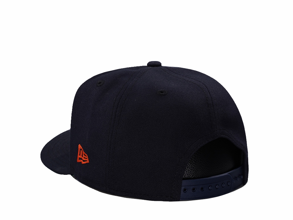 New Era Detroit Tigers 125th Anniversary Script Navy Prime Edition 9Fifty A Frame Snapback Gorra