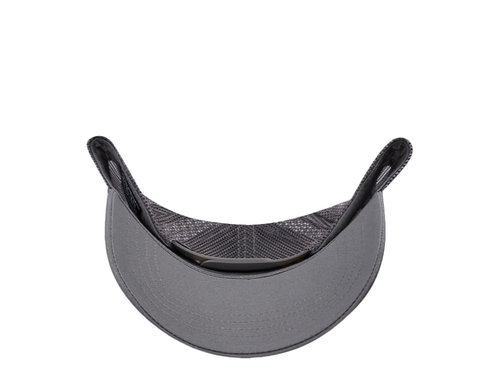 Von Dutch Rubber Logo Gray Edition Trucker Snapback Gorra