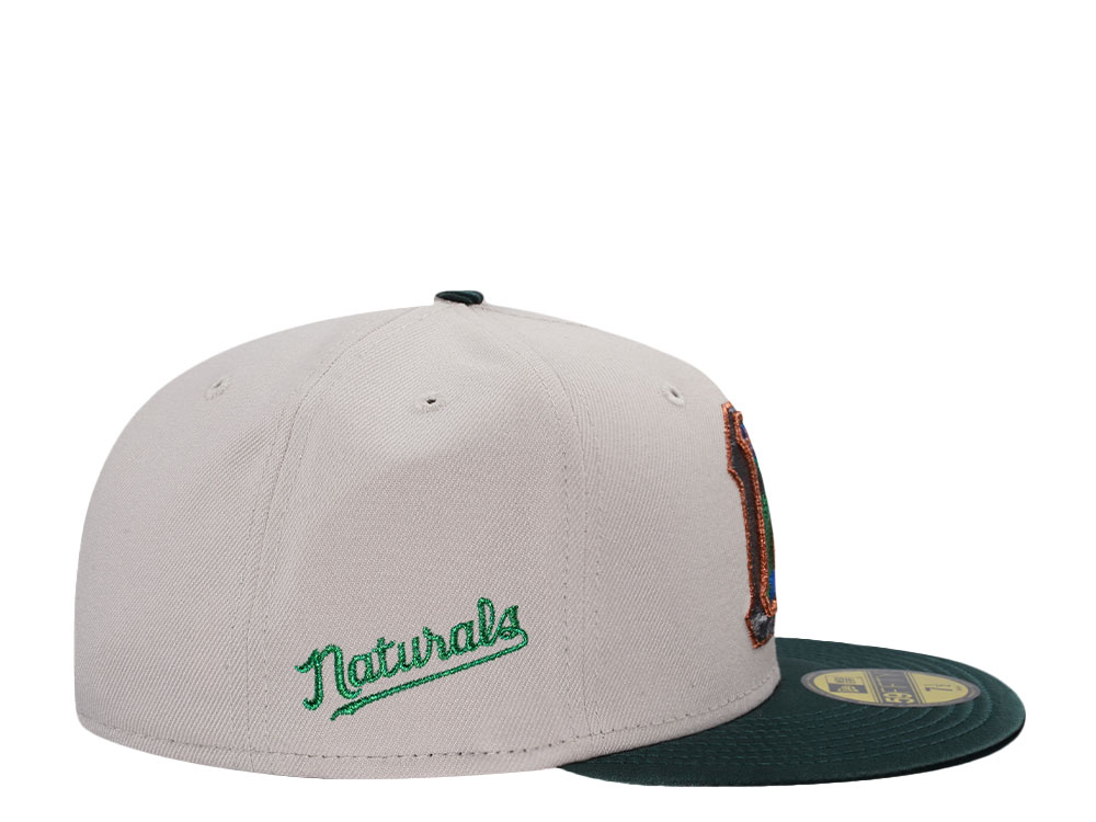 New Era North West Arkansas Naturals Stone Satin Brim Prime Edition 59Fifty Fitted Gorra