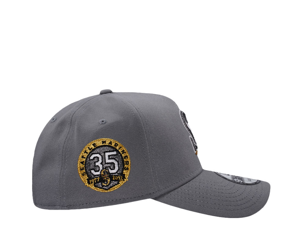 New Era Seattle Mariners 35th Anniversary Gray Edition A Frame 9Forty Snapback Gorra