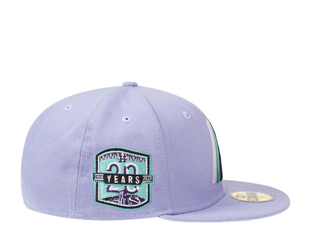 New Era Houston Astros 20th Anniversary Lavender Edition 59Fifty Fitted Gorra