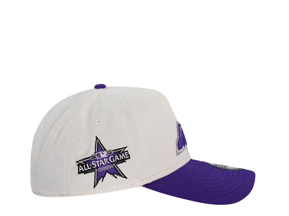 New Era Colorado Rockies All Star Game 2023 Chrome Two Tone Edition 9Forty A Frame Snapback Gorra