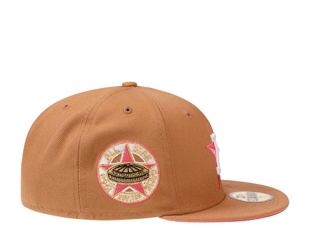 New Era Houston Astros All Star Game 1968 Wheat Lava Edition 59Fifty Fitted Gorra