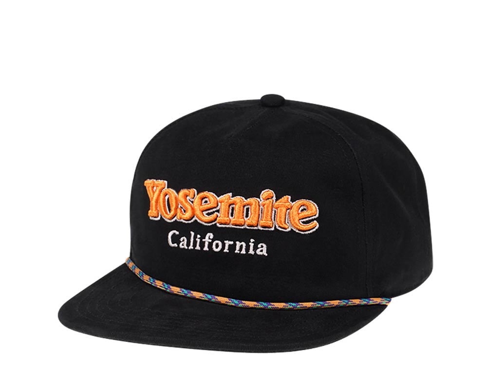 American Needle Yosemite National Park Coachella Black Snapback Gorra