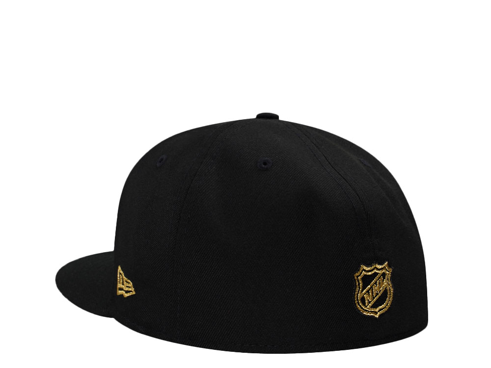 New Era Anaheim Ducks 30th Anniversary Black Metallic Edition 59Fifty Fitted Gorra