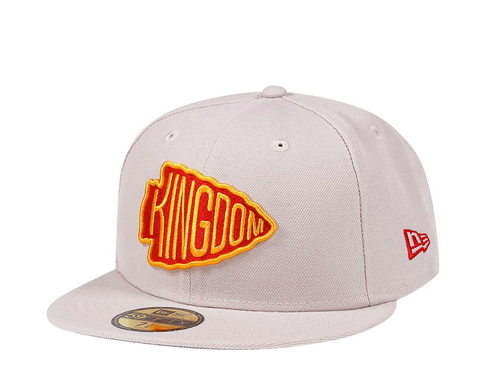 New Era Kansas City Chiefs Stone White Edition 59Fifty Fitted Gorra