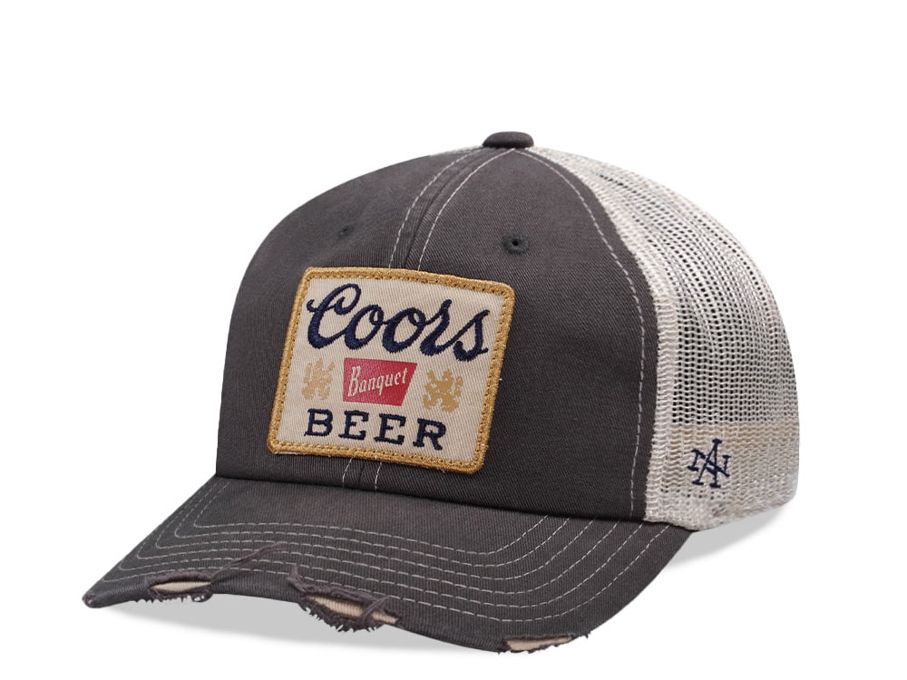 American Needle Miller High Life Charcoal Orville Edition Trucker Snapback Gorra