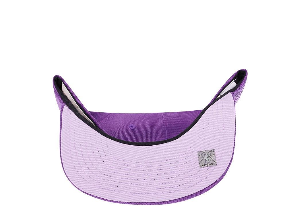 Mitchell & Ness Milwaukee Bucks Purple Hardwood Classic Snapback Gorra